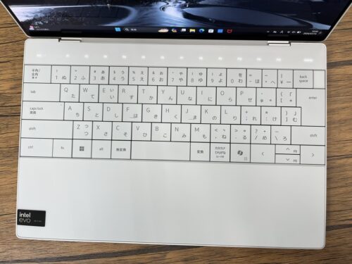 XPS 13 9340のキーボードの画像